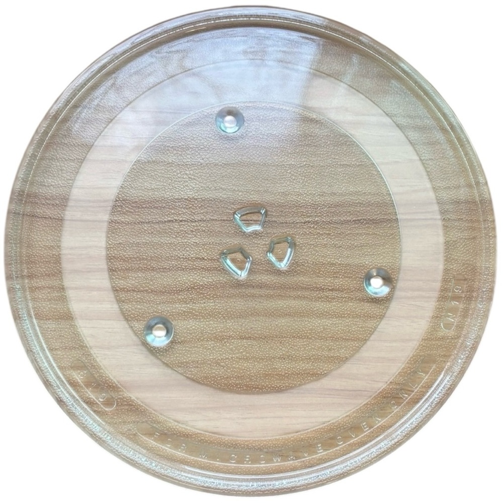 810 Replacement Clear Glass Microwave Turntable Plate, [11.25” Diameter]